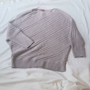 Jenifer Lopez Dolman Sleeve Sweater Mauve Size XL